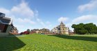 Just showing off my unfinished Minecraft city while seeking criticism and suggestions