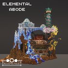 A minecraft base with the four elements