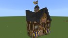 Tavern styled villager trade hall, with Wandering Trader colors of course!